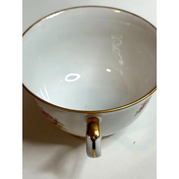 Maruichi China Coffee Tea Cup Saucer Rose Pattern Replacement Gift Bridal Party - Picture 4 of 7